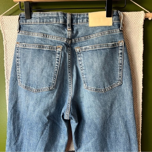 EVERLANE high rise straight jeans blue size 24 - Picture 7 of 10